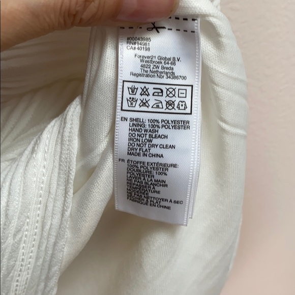 NWT White Tank Mini Dress - Picture 5 of 5